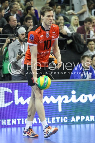  29.03.2015 BERLIN GERMANY<br />SIATKOWKA LIGA MISTRZOW MEN CEV VOLLEYBALL CHAMPIONS LEAGUE FINAL FOUR 2014/2015 - FINAL<br />MATCH ASSECO RESOVIA - ZENIT KAZAN<br />N/Z JOCHEN SCHOPS SYLWETKA <br /> 