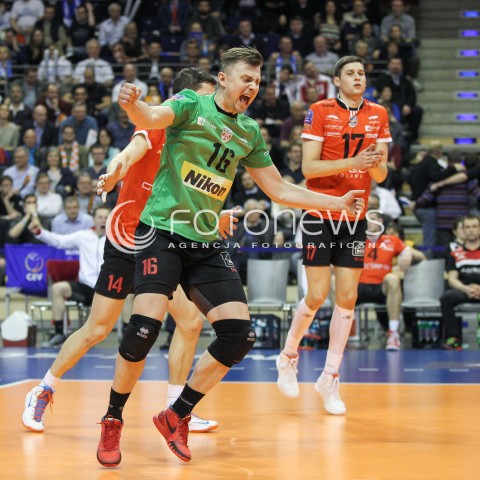  29.03.2015 BERLIN GERMANY<br />SIATKOWKA LIGA MISTRZOW MEN CEV VOLLEYBALL CHAMPIONS LEAGUE FINAL FOUR 2014/2015 - FINAL<br />MATCH ASSECO RESOVIA - ZENIT KAZAN<br />N/Z KRZYSZTOF IGNACZAK NIKOLAY PENCZEV ( PENCHEV ) RADOSC EMOCJE <br /> 