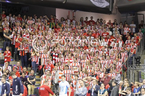  29.03.2015 BERLIN GERMANY<br />SIATKOWKA LIGA MISTRZOW MEN CEV VOLLEYBALL CHAMPIONS LEAGUE FINAL FOUR 2014/2015 - FINAL<br />MATCH ASSECO RESOVIA - ZENIT KAZAN<br />N/Z KIBICE SEKTOR KIBICOW ASSECO RESOVII RZESZOW<br /> 