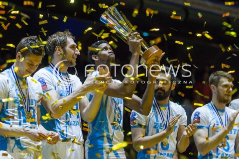  29.03.2015 BERLIN GERMANY<br />SIATKOWKA LIGA MISTRZOW MEN CEV VOLLEYBALL CHAMPIONS LEAGUE FINAL FOUR 2014/2015 - FINAL<br />MATCH ASSECO RESOVIA - ZENIT KAZAN<br />N/Z WILFREDO VENERO LEON PUCHAR ZWYCIESTWO WYGRANA RADOSC EMOCJE<br /> 
