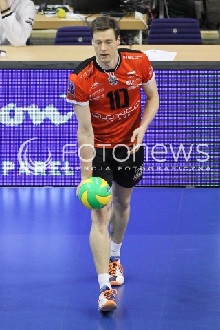  29.03.2015 BERLIN GERMANY<br />SIATKOWKA LIGA MISTRZOW MEN CEV VOLLEYBALL CHAMPIONS LEAGUE FINAL FOUR 2014/2015 - FINAL<br />MATCH ASSECO RESOVIA - ZENIT KAZAN<br />N/Z JOCHEN SCHOPS SYLWETKA <br /> 