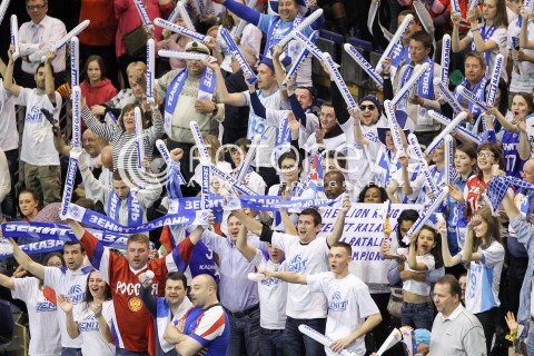  29.03.2015 BERLIN GERMANY<br />SIATKOWKA LIGA MISTRZOW MEN CEV VOLLEYBALL CHAMPIONS LEAGUE FINAL FOUR 2014/2015 - FINAL<br />MATCH ASSECO RESOVIA - ZENIT KAZAN<br />N/Z ROSYJSCY KIBICE ZENITA KAZAN DOPING EMOCJE<br /> 