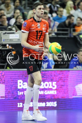  29.03.2015 BERLIN GERMANY<br />SIATKOWKA LIGA MISTRZOW MEN CEV VOLLEYBALL CHAMPIONS LEAGUE FINAL FOUR 2014/2015 - FINAL<br />MATCH ASSECO RESOVIA - ZENIT KAZAN<br />N/Z NIKOLAY PENCHEV ( PENCZEV ) SYLWETKA <br /> 
