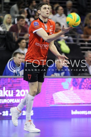  29.03.2015 BERLIN GERMANY<br />SIATKOWKA LIGA MISTRZOW MEN CEV VOLLEYBALL CHAMPIONS LEAGUE FINAL FOUR 2014/2015 - FINAL<br />MATCH ASSECO RESOVIA - ZENIT KAZAN<br />N/Z NIKOLAY PENCHEV ( PENCZEV ) SYLWETKA <br /> 