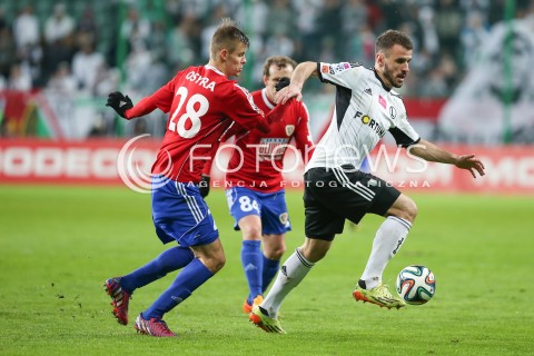  04.04.2015 WARSZAWA PILKA NOZNA<br />SEZON 2014/2015 FOOTBALL POLISH T-MOBILE EKSTRAKLASA<br />MECZ LEGIA WARSZAWA - PIAST GLIWICE NA STADIONIE MARSZALKA JOZEFA PILSUDSKIEGO<br />N/Z KORNEL OSYRA ORLANDO SA<br /> 