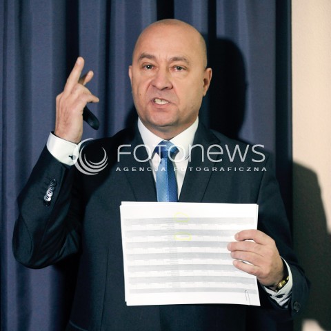  07.04.2015 WARSZAWA <br />KONFERENCJA KAZIMIERZA GRENIA W WARSZAWIE W SPRAWIE AFERY BILETOWEJ<br />N/Z KAZIMIERZ GREN<br /> 