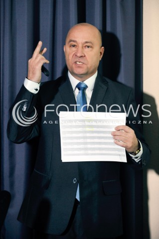  07.04.2015 WARSZAWA <br />KONFERENCJA KAZIMIERZA GRENIA W WARSZAWIE W SPRAWIE AFERY BILETOWEJ<br />N/Z KAZIMIERZ GREN<br /> 