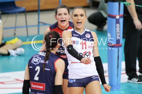  11.04.2015 RZESZOW <br />SIATKOWKA ORLEN LIGA 2014/2015 WOMEN VOLLEYBALL POLAND POLISH ORLENLIGA LEAGUE SEASON 2014/2015 <br />MECZ DEVELOPRES SKYRES RZESZOW - SK BANK LEGIONOVIA LEGIONOWO<br />N/Z KATARZYNA WYSOCKA RADOSC EMOCJE <br /> 