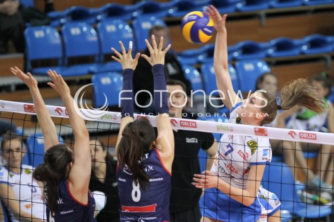  11.04.2015 RZESZOW <br />SIATKOWKA ORLEN LIGA 2014/2015 WOMEN VOLLEYBALL POLAND POLISH ORLENLIGA LEAGUE SEASON 2014/2015 <br />MECZ DEVELOPRES SKYRES RZESZOW - SK BANK LEGIONOVIA LEGIONOWO<br />N/Z EWA SLIWINSKA <br /> 