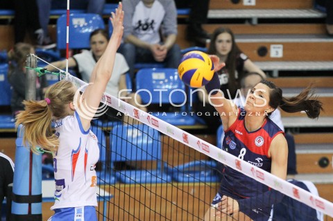  11.04.2015 RZESZOW <br />SIATKOWKA ORLEN LIGA 2014/2015 WOMEN VOLLEYBALL POLAND POLISH ORLENLIGA LEAGUE SEASON 2014/2015 <br />MECZ DEVELOPRES SKYRES RZESZOW - SK BANK LEGIONOVIA LEGIONOWO<br />N/Z JAIMIE THIBEAULT <br /> 