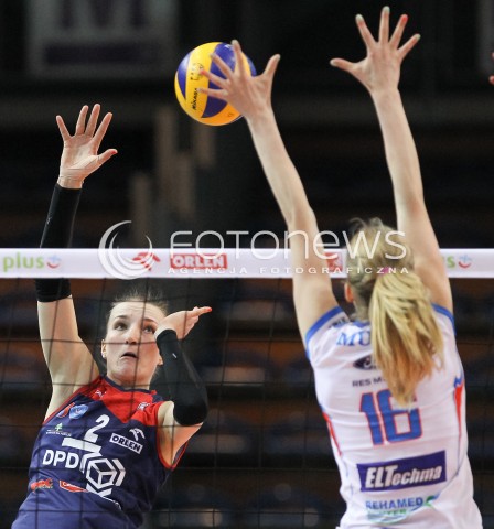  11.04.2015 RZESZOW <br />SIATKOWKA ORLEN LIGA 2014/2015 WOMEN VOLLEYBALL POLAND POLISH ORLENLIGA LEAGUE SEASON 2014/2015 <br />MECZ DEVELOPRES SKYRES RZESZOW - SK BANK LEGIONOVIA LEGIONOWO<br />N/Z DARIA PASZEK <br /> 