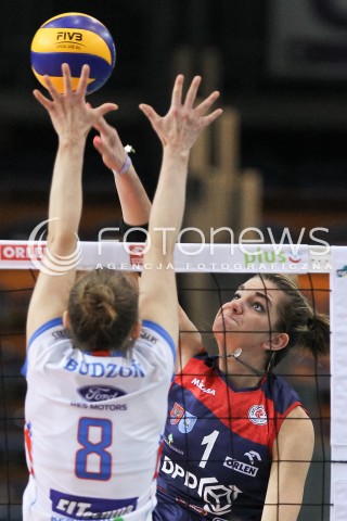  11.04.2015 RZESZOW <br />SIATKOWKA ORLEN LIGA 2014/2015 WOMEN VOLLEYBALL POLAND POLISH ORLENLIGA LEAGUE SEASON 2014/2015 <br />MECZ DEVELOPRES SKYRES RZESZOW - SK BANK LEGIONOVIA LEGIONOWO<br />N/Z MALWINA SMARZEK <br /> 