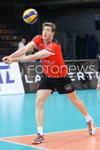  11.04.2015 RZESZOW <br />SIATKOWKA MEN VOLLEYBALL SEASON 2014/2015 <br />MECZ SPARINGOWY<br />ASSECO RESOVIA RZESZOW - VFB FRIEDRICHSHAFEN<br />N/Z JOCHEN SCHOPS SYLWETKA <br /> 