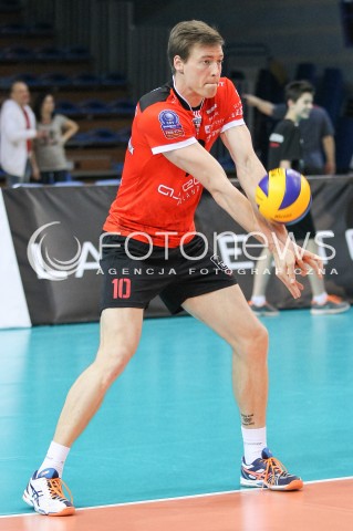  11.04.2015 RZESZOW <br />SIATKOWKA MEN VOLLEYBALL SEASON 2014/2015 <br />MECZ SPARINGOWY<br />ASSECO RESOVIA RZESZOW - VFB FRIEDRICHSHAFEN<br />N/Z JOCHEN SCHOPS SYLWETKA <br /> 