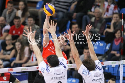  11.04.2015 RZESZOW <br />SIATKOWKA MEN VOLLEYBALL SEASON 2014/2015 <br />MECZ SPARINGOWY<br />ASSECO RESOVIA RZESZOW - VFB FRIEDRICHSHAFEN<br />N/Z MARKO IVOVIC<br /> 