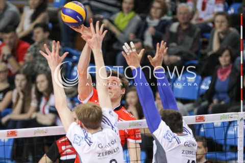  11.04.2015 RZESZOW <br />SIATKOWKA MEN VOLLEYBALL SEASON 2014/2015 <br />MECZ SPARINGOWY<br />ASSECO RESOVIA RZESZOW - VFB FRIEDRICHSHAFEN<br />N/Z JOCHEN SCHOPS<br /> 