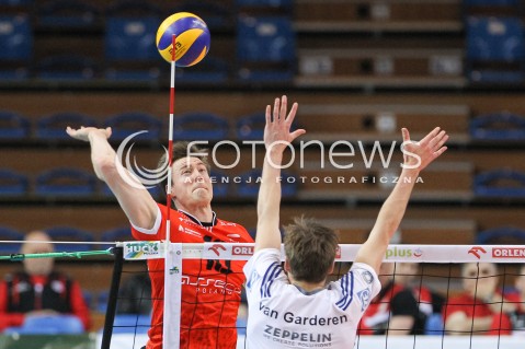  11.04.2015 RZESZOW <br />SIATKOWKA MEN VOLLEYBALL SEASON 2014/2015 <br />MECZ SPARINGOWY<br />ASSECO RESOVIA RZESZOW - VFB FRIEDRICHSHAFEN<br />N/Z JOCHEN SCHOPS<br /> 