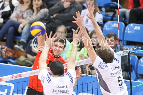  11.04.2015 RZESZOW <br />SIATKOWKA MEN VOLLEYBALL SEASON 2014/2015 <br />MECZ SPARINGOWY<br />ASSECO RESOVIA RZESZOW - VFB FRIEDRICHSHAFEN<br />N/Z NIKOLAY PENCHEV PENCZEV<br /> 