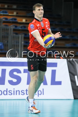  11.04.2015 RZESZOW <br />SIATKOWKA MEN VOLLEYBALL SEASON 2014/2015 <br />MECZ SPARINGOWY<br />ASSECO RESOVIA RZESZOW - VFB FRIEDRICHSHAFEN<br />N/Z LUKAS TICHACEK SYLWETKA<br /> 