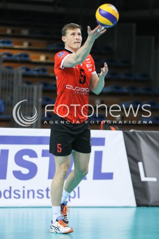 11.04.2015 RZESZOW <br />SIATKOWKA MEN VOLLEYBALL SEASON 2014/2015 <br />MECZ SPARINGOWY<br />ASSECO RESOVIA RZESZOW - VFB FRIEDRICHSHAFEN<br />N/Z LUKAS TICHACEK SYLWETKA<br /> 