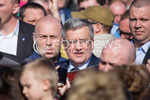  12.04.2015 LODZ<br />
WIZYTA BRONISLAWA KOMOROWSKIEGO W ALEKSANDROWIE LODZKIM<br />
N/Z PREZYDENT BRONISLAW KOMOROWSKI<br />
 