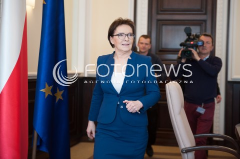  14.04.2015 WARSZAWA <br />POSIEDZENIE RADY MINISTROW <br />N/Z PREMIER EWA KOPACZ <br /> 