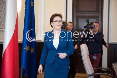  14.04.2015 WARSZAWA <br />POSIEDZENIE RADY MINISTROW <br />N/Z PREMIER EWA KOPACZ <br /> 