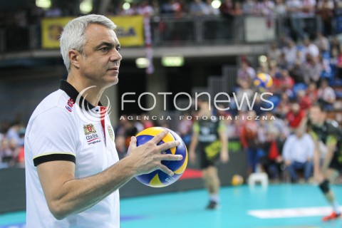  15.04.2015 RZESZOW<br />SIATKOWKA PLUSLIGA 2014/2015 MEN VOLLEYBALL POLAND POLISH PLUS LIGA LEAGUE SEASON 2014/2015 - FINAL 1. MECZ<br />MECZ ASSECO RESOVIA - LOTOS TREFL GDANSK<br />N/Z ANDREA ANASTASI - I TRENER ( HEAD COACH ) <br /> 