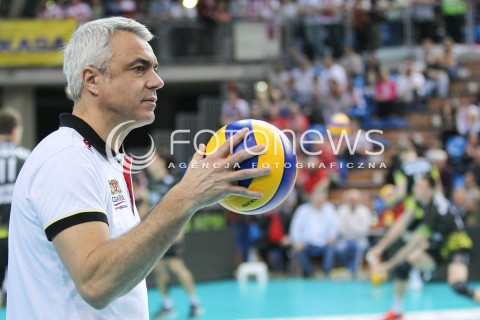 15.04.2015 RZESZOW<br />SIATKOWKA PLUSLIGA 2014/2015 MEN VOLLEYBALL POLAND POLISH PLUS LIGA LEAGUE SEASON 2014/2015 - FINAL 1. MECZ<br />MECZ ASSECO RESOVIA - LOTOS TREFL GDANSK<br />N/Z ANDREA ANASTASI - I TRENER ( HEAD COACH ) <br /> 