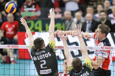  15.04.2015 RZESZOW<br />SIATKOWKA PLUSLIGA 2014/2015 MEN VOLLEYBALL POLAND POLISH PLUS LIGA LEAGUE SEASON 2014/2015 - FINAL 1. MECZ<br />MECZ ASSECO RESOVIA - LOTOS TREFL GDANSK<br />N/Z PIOTR NOWAKOWSKI <br /> 
