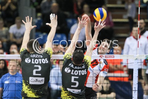  15.04.2015 RZESZOW<br />SIATKOWKA PLUSLIGA 2014/2015 MEN VOLLEYBALL POLAND POLISH PLUS LIGA LEAGUE SEASON 2014/2015 - FINAL 1. MECZ<br />MECZ ASSECO RESOVIA - LOTOS TREFL GDANSK<br />N/Z NIKOLAY PENCZEV ( PENCHEV ) <br /> 