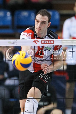  15.04.2015 RZESZOW<br />SIATKOWKA PLUSLIGA 2014/2015 MEN VOLLEYBALL POLAND POLISH PLUS LIGA LEAGUE SEASON 2014/2015 - FINAL 1. MECZ<br />MECZ ASSECO RESOVIA - LOTOS TREFL GDANSK<br />N/Z MARKO IVOVIC ATAK<br /> 