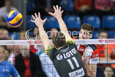  15.04.2015 RZESZOW<br />SIATKOWKA PLUSLIGA 2014/2015 MEN VOLLEYBALL POLAND POLISH PLUS LIGA LEAGUE SEASON 2014/2015 - FINAL 1. MECZ<br />MECZ ASSECO RESOVIA - LOTOS TREFL GDANSK<br />N/Z NIKOLAY PENCZEV ( PENCHEV ) <br /> 