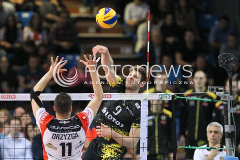  15.04.2015 RZESZOW<br />SIATKOWKA PLUSLIGA 2014/2015 MEN VOLLEYBALL POLAND POLISH PLUS LIGA LEAGUE SEASON 2014/2015 - FINAL 1. MECZ<br />MECZ ASSECO RESOVIA - LOTOS TREFL GDANSK<br />N/Z SEBASTIAN SCHWARZ <br /> 