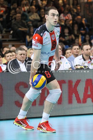  15.04.2015 RZESZOW<br />SIATKOWKA PLUSLIGA 2014/2015 MEN VOLLEYBALL POLAND POLISH PLUS LIGA LEAGUE SEASON 2014/2015 - FINAL 1. MECZ<br />MECZ ASSECO RESOVIA - LOTOS TREFL GDANSK<br />N/Z MARKO IVOVIC SYLWETKA <br /> 