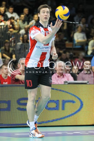  15.04.2015 RZESZOW<br />SIATKOWKA PLUSLIGA 2014/2015 MEN VOLLEYBALL POLAND POLISH PLUS LIGA LEAGUE SEASON 2014/2015 - FINAL 1. MECZ<br />MECZ ASSECO RESOVIA - LOTOS TREFL GDANSK<br />N/Z JOCHEN SCHOPS SYLWETKA <br /> 