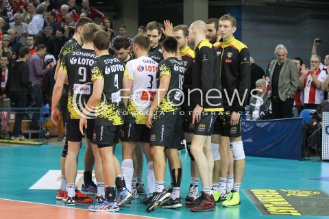  15.04.2015 RZESZOW<br />SIATKOWKA PLUSLIGA 2014/2015 MEN VOLLEYBALL POLAND POLISH PLUS LIGA LEAGUE SEASON 2014/2015 - FINAL 1. MECZ<br />MECZ ASSECO RESOVIA - LOTOS TREFL GDANSK<br />N/Z SMUTEK PORAZKA SIATKARZY LOTOS TREFL GDANSK<br /> 
