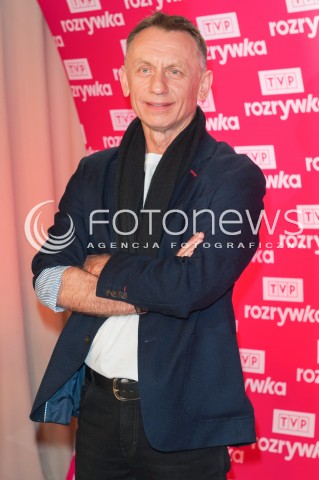  15.04.2015 WARSZAWA <br />DRUGIE URODZINY TVP ROZRYWKA<br />N/Z MARCIN TYNIEC<br /> 
