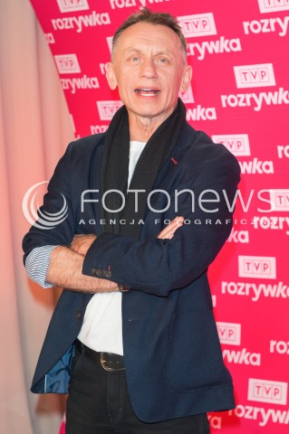  15.04.2015 WARSZAWA <br />DRUGIE URODZINY TVP ROZRYWKA<br />N/Z MARCIN TYNIEC<br /> 