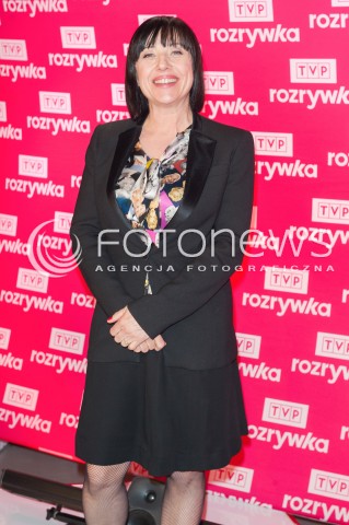  15.04.2015 WARSZAWA <br />DRUGIE URODZINY TVP ROZRYWKA<br />N/Z HANNA SLESZYNSKA<br /> 