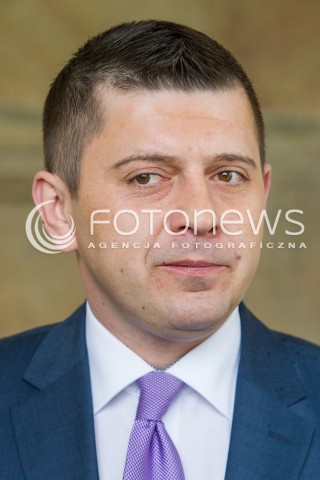  16.04.2015 RZESZOW<br />WIZYTA PRZEWODNICZACEGO SLD LESZKA MILLERA NA PODKARPACIU<br />N/Z POSEL TOMASZ KAMINSKI<br /> 