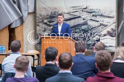  17.04.2015 LODZ<br />
SPOTKANIE JANUSZA PALIKOTA ZE STUDENTAMI W LODZKIEJ AKADEMII HUMANISTYCZNO-EKONOMICZNEJ<br />
N/Z JANUSZ PALIKOT <br />
 