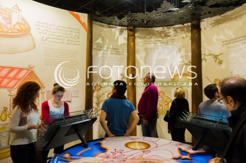  19.04.2015 WARSZAWA<br />MUZEUM HISTORII ZYDOW POLSKICH POLIN<br />N/Z EKSPOZYCJA<br /> 