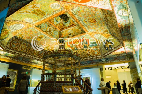  19.04.2015 WARSZAWA<br />MUZEUM HISTORII ZYDOW POLSKICH POLIN<br />N/Z EKSPOZYCJA<br /> 