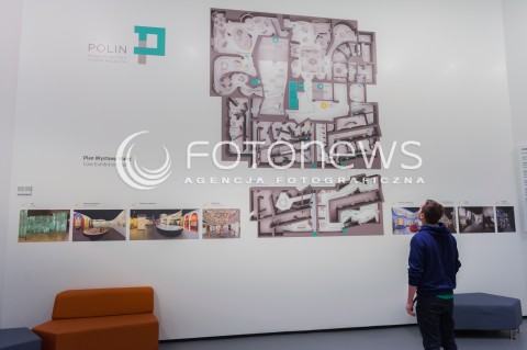  19.04.2015 WARSZAWA<br />MUZEUM HISTORII ZYDOW POLSKICH POLIN<br />N/Z EKSPOZYCJA<br /> 