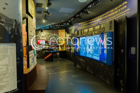  19.04.2015 WARSZAWA<br />MUZEUM HISTORII ZYDOW POLSKICH POLIN<br />N/Z EKSPOZYCJA<br /> 