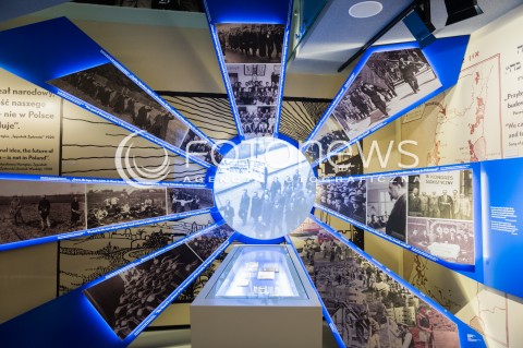  19.04.2015 WARSZAWA<br />MUZEUM HISTORII ZYDOW POLSKICH POLIN<br />N/Z EKSPOZYCJA<br /> 