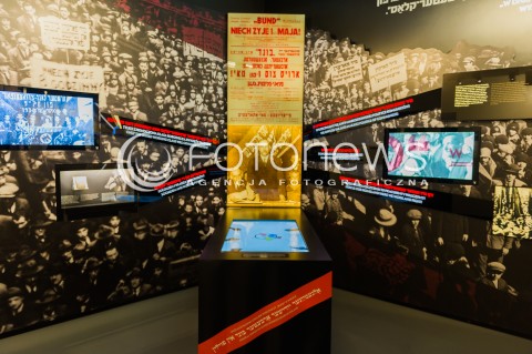  19.04.2015 WARSZAWA<br />MUZEUM HISTORII ZYDOW POLSKICH POLIN<br />N/Z EKSPOZYCJA<br /> 