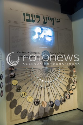  19.04.2015 WARSZAWA<br />MUZEUM HISTORII ZYDOW POLSKICH POLIN<br />N/Z EKSPOZYCJA<br /> 