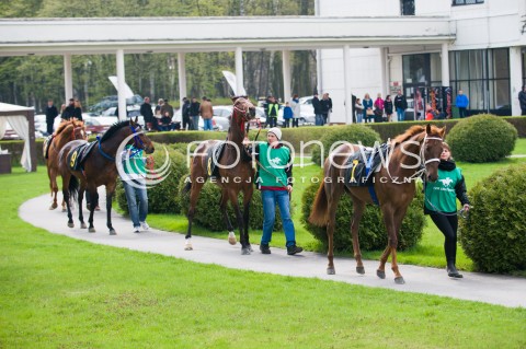  19.04.2015 WARSZAWA TOR SLUZEWIEC<br />OTWARCIE SEZONU WYSCIGOW KONNYCH 2015<br />N/Z PREZENTACJA KONI PRZED WYSCIGIEM<br /> 